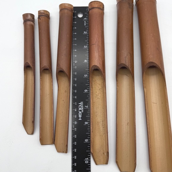 Bamboo Wind Chime PARTS Wooden Tubes Musical Instrument -made your own New - Picture 4 of 10